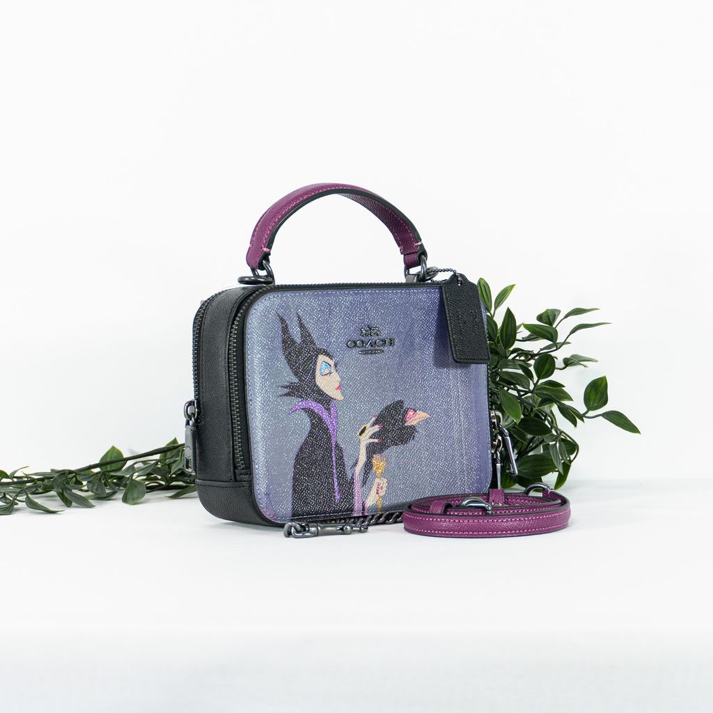 COACH®  Disney X Coach Box Crossbody With Maleficent Motif