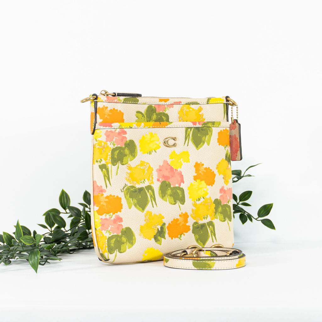 COACH Kitt Messenger Crossbody With Floral Print in Multi 2