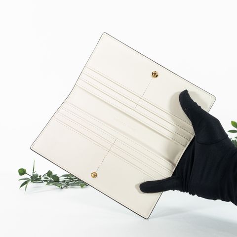 MICHAEL KORS Reed Large Snap Wallet in Signature Light Cream Multi 4