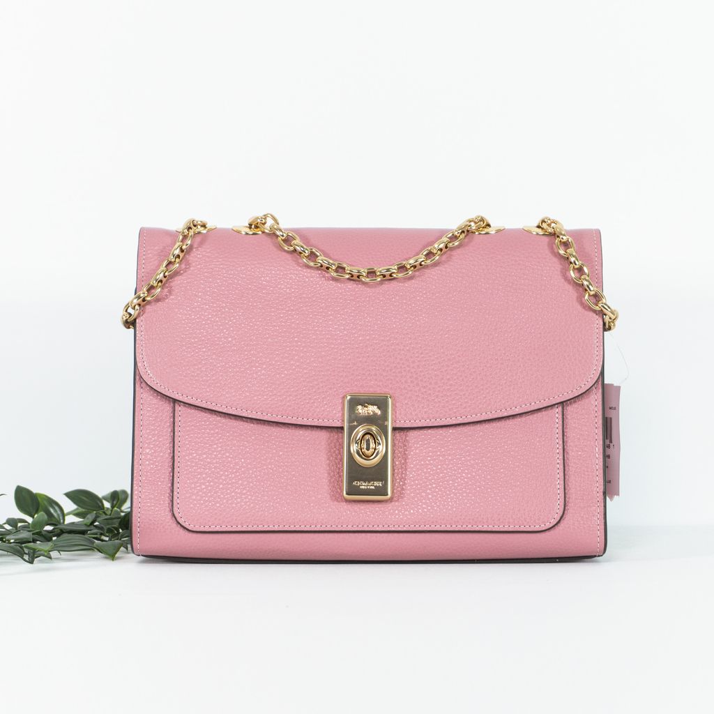 COACH Lane Shoulder Bag in True Pink 1