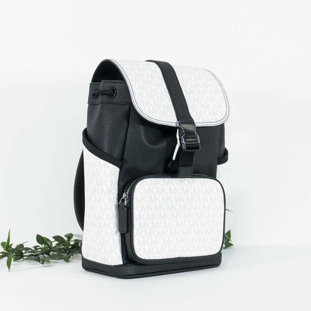 MICHAEL KORS Cooper Sporty Sling Pack Backpack in Bright White 2