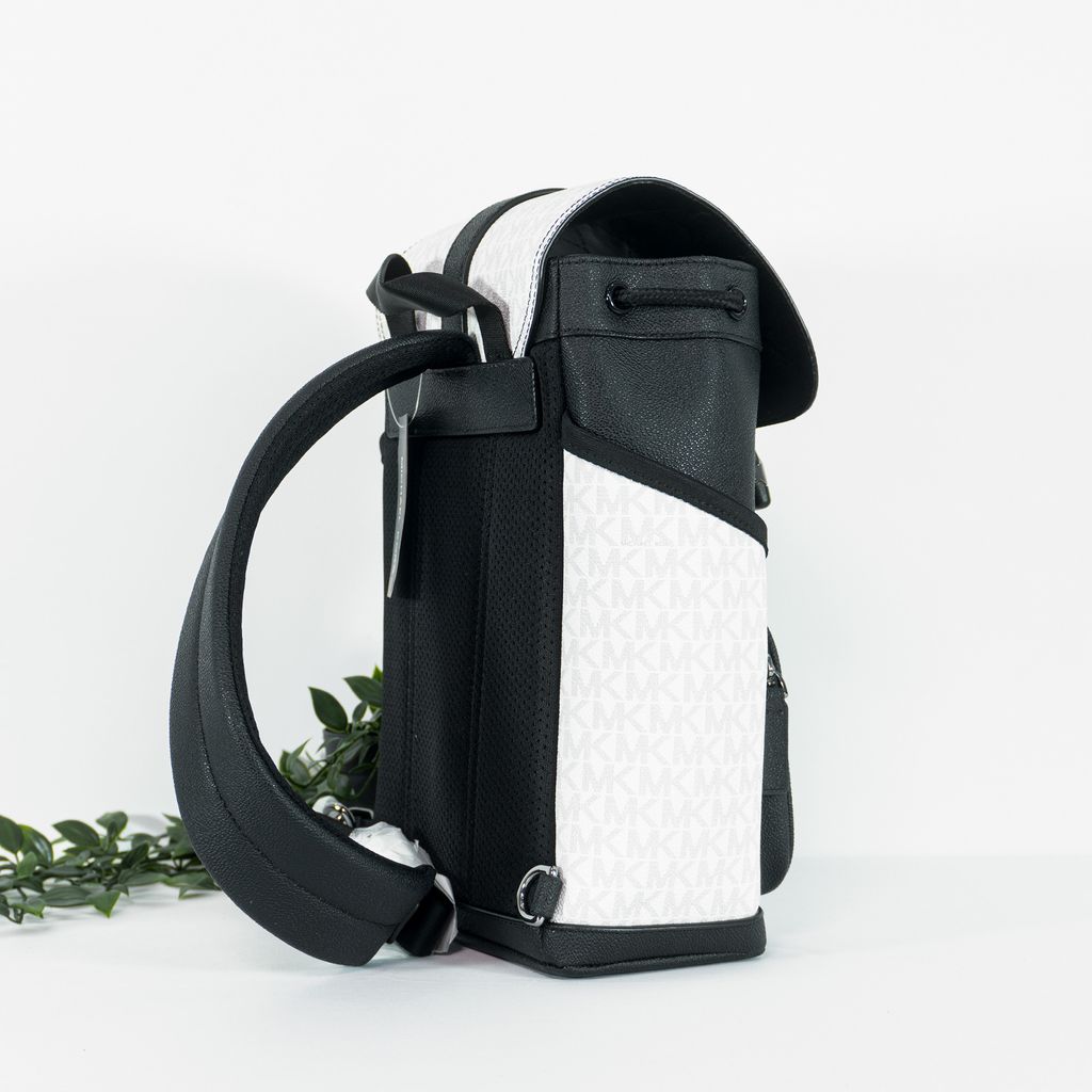 MICHAEL KORS Cooper Sporty Sling Pack Backpack in Bright White 3
