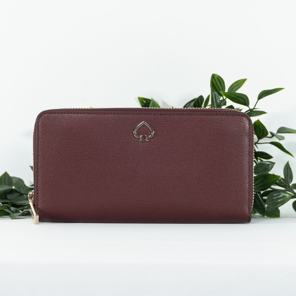 KATE SPADE Adel Large Continental Wallet in Cherrywood 2