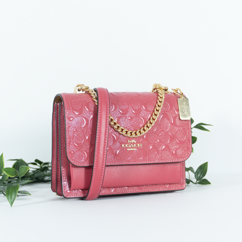 Coach Mini Klare Crossbody in Signature Canvas with Floral Cluster Print