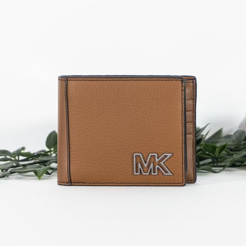 MICHAEL KORS Cooper Leather Billfold With Passcase in Luggage 1