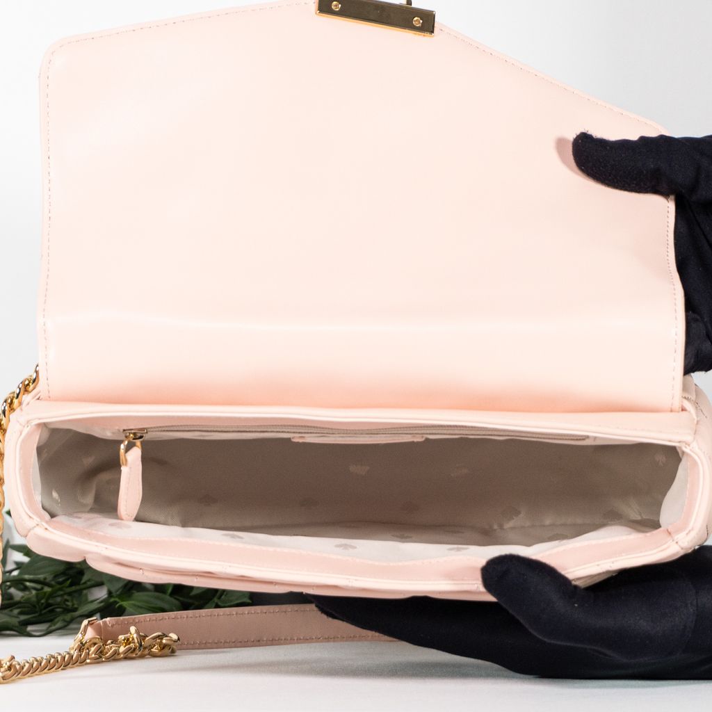 KATE SPADE Carey Medium Flap Shoulder Bag in Conch Pink 3
