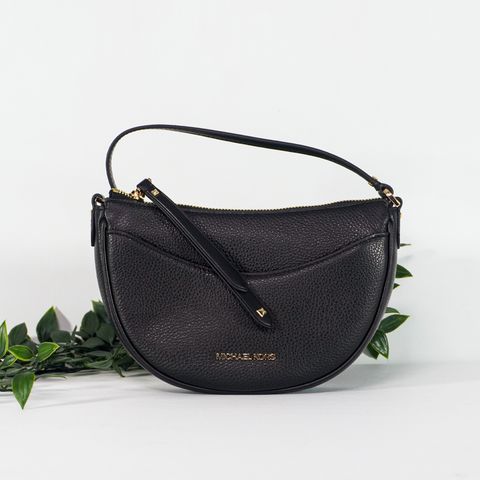 MICHAEL KORS Dover Small Leather Crossbody Bag in Black 1