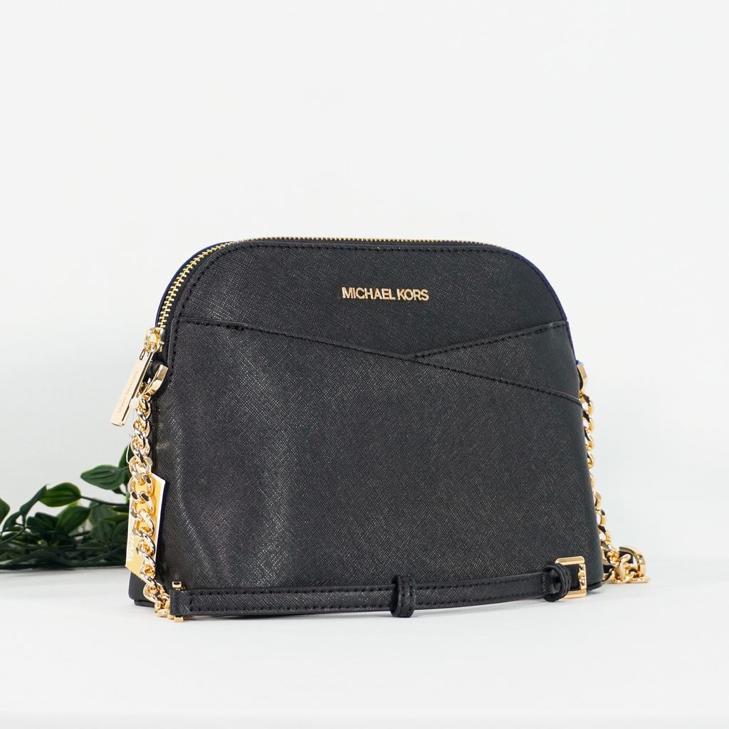 MICHAEL KORS Jet Set Travel Medium Dome Crossbody Bag in Black 2