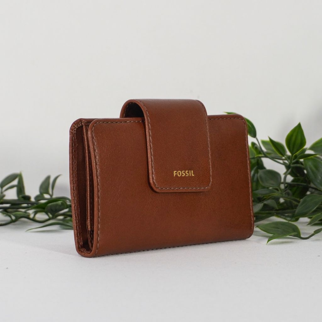 FOSSIL Madison Tab Multifunction in Medium Brown 3
