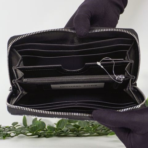 MICHAEL KORS Cooper Tech Zip Around Wallet in Black Multi 3