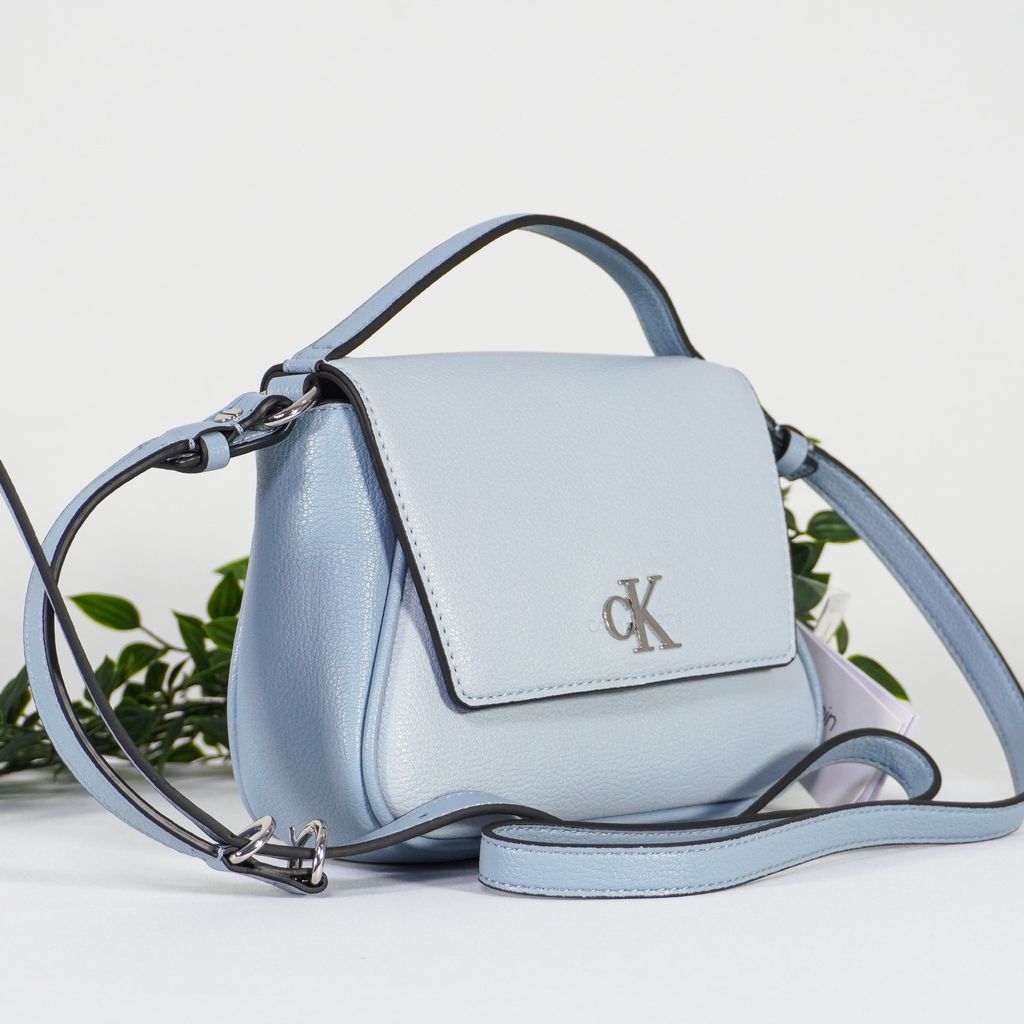 CALVIN KLEIN Minimal Monogram Crossbody Bag in Blue Oasis 2