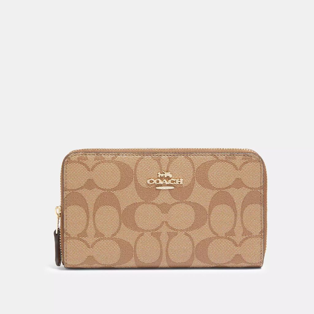 COACH®: Medium Zip Around Wallet