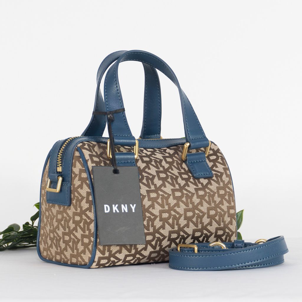 DKNY Mini Satchel Bags in Chino Navy (KZH23197)_side