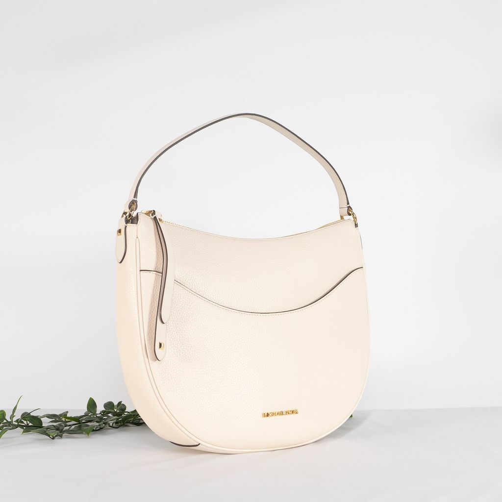 MICHAEL KORS Dover Large Shoulder Bag in Light Cream (35R4G4DL9L 