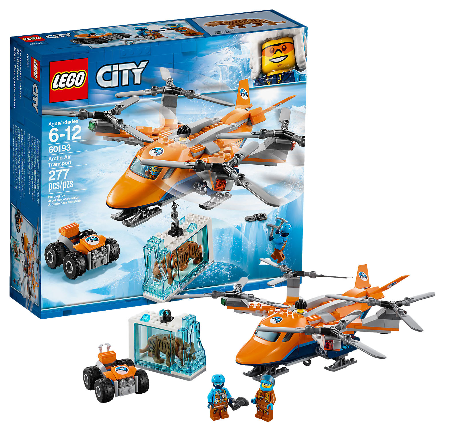 lego city artico transporte aereo