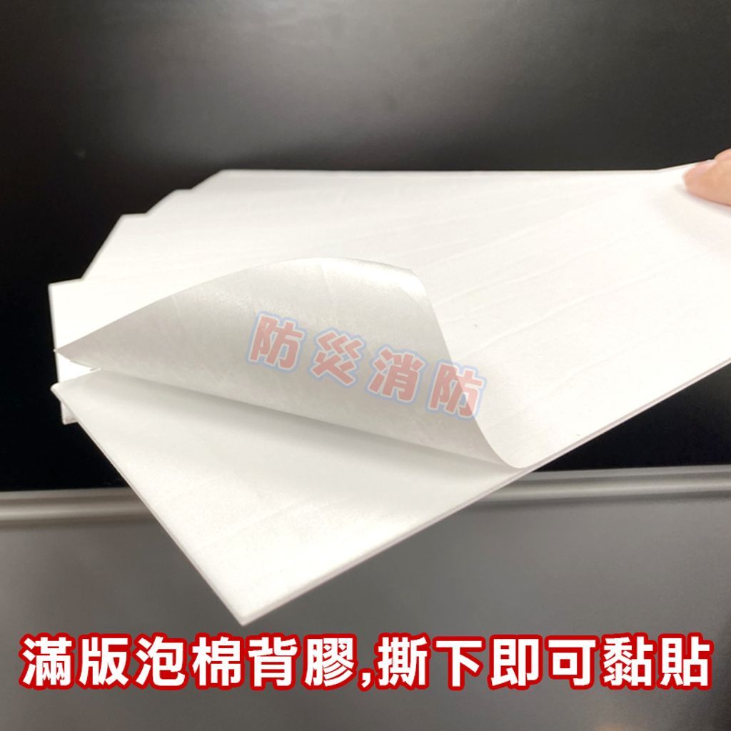 緊急出口方向標示牌(夜光)-(10)