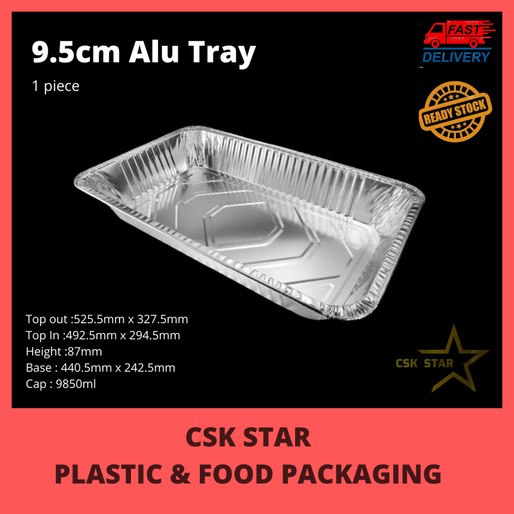 9.5 cm Alu Tray