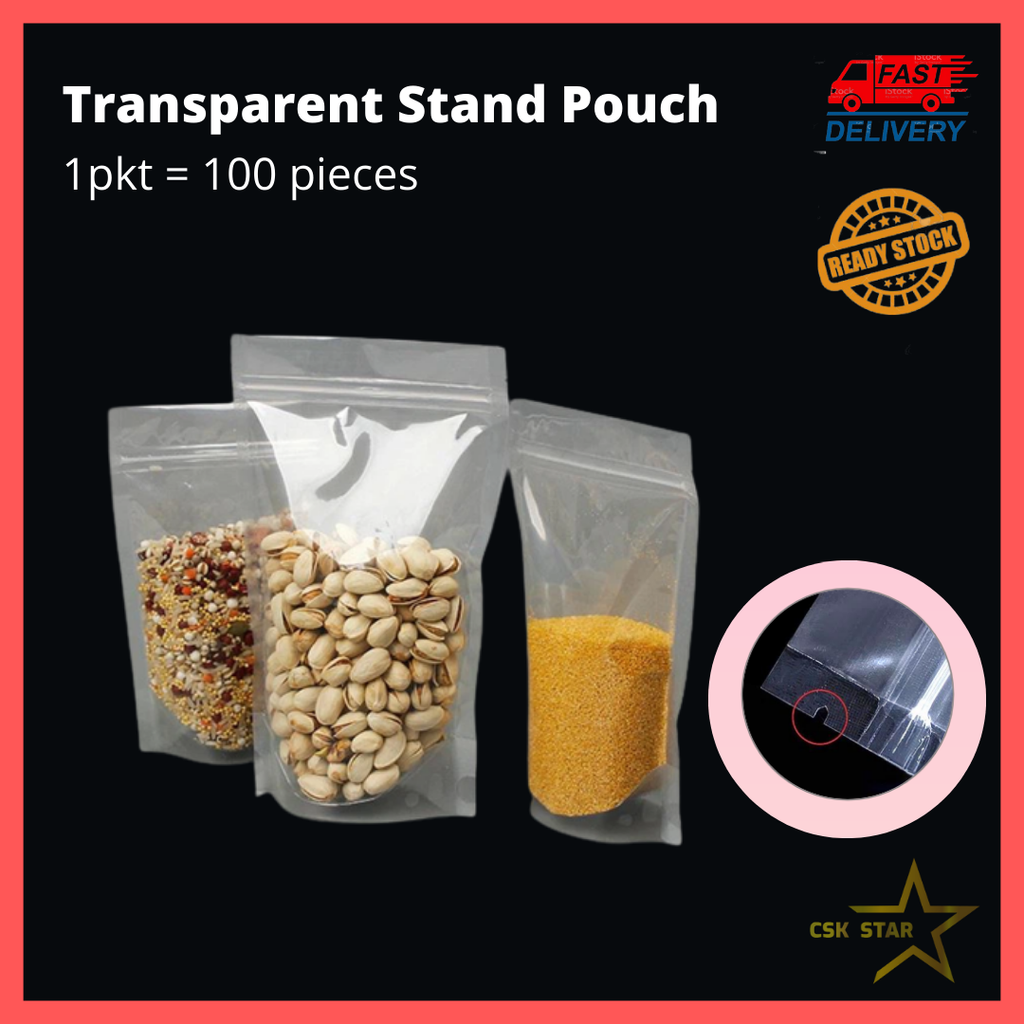 Transparent Stand Pouch