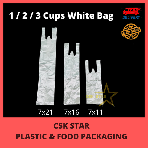 White Cup Bag