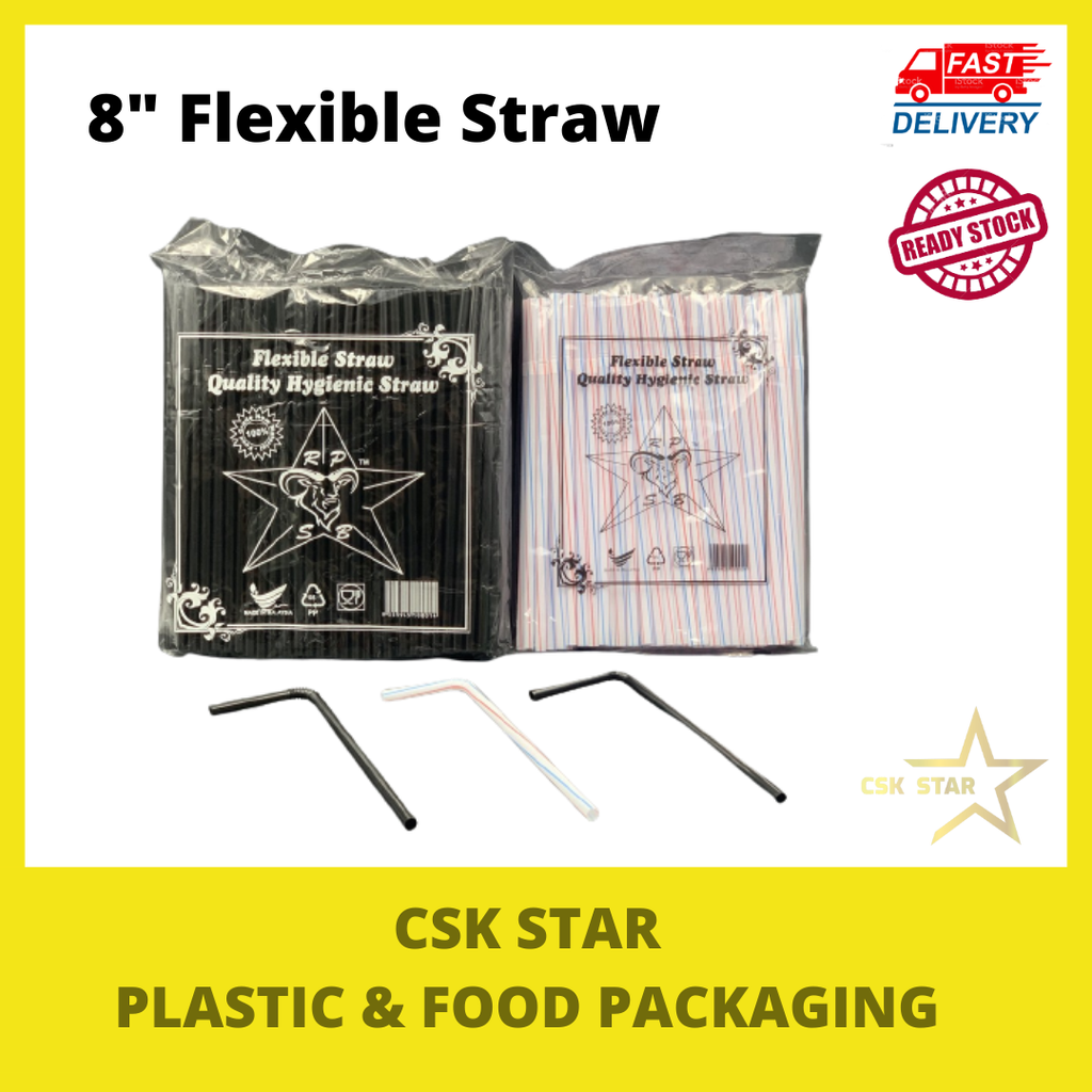 8_ Flexible straw