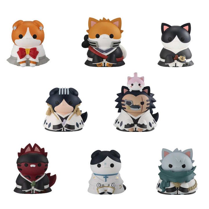 MEGAHOUSE MEGA CAT PROJECT BLEACH Nyan (Set of 8) (BLEACH: Thousand-Year Blood War)