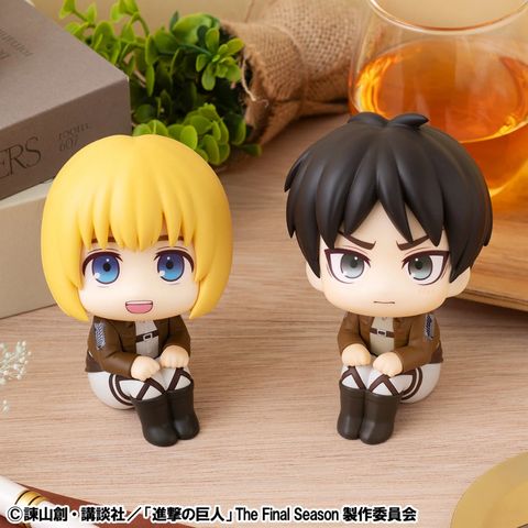 MEGAHOUSE LOOK UP SERIES Armin Arlert & Ellen Jaeger Grumpy Ver. set【with gift】(Attack on Titan)