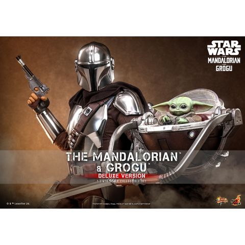 HOT TOYS MMS872 The Mandalorian and Grogu (Deluxe Version) (The Mandalorian and Grogu)