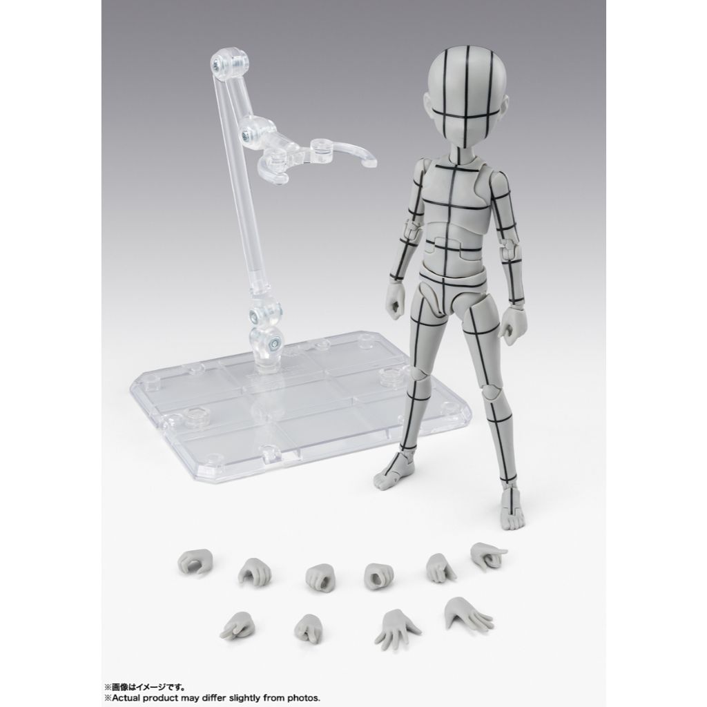 BANDAI TAMASHII NATIONS SHF BODY KUN -KEN SUGIMORI- WIRE FRAME (Gray)