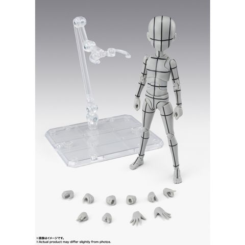 BANDAI TAMASHII NATIONS SHF BODY KUN -KEN SUGIMORI- WIRE FRAME (Gray)