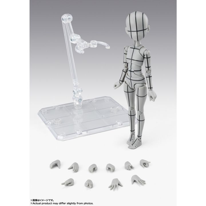 BANDAI TAMASHII NATIONS SHF BODY CHAN -KEN SUGIMORI- WIRE FRAME (Gray)