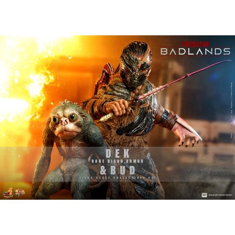 HOT TOYS MMS873 Dek (Bone Bison Armor) and Bud (Predator: Badlands)