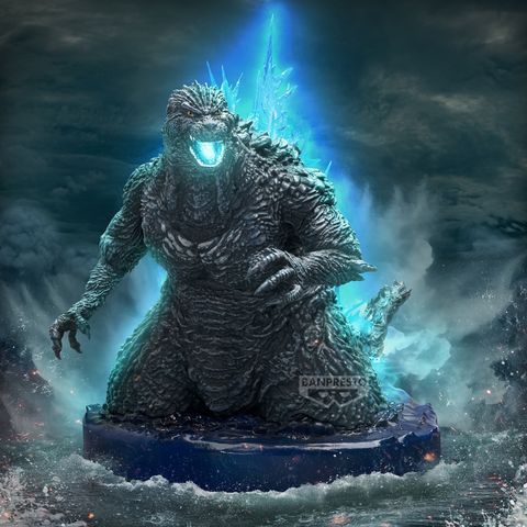BANPRESTO GODZILLA MINUS ONE ART VIGNETTE GODZILLA (2023) ATOMIC BREATH IMAGE VER.