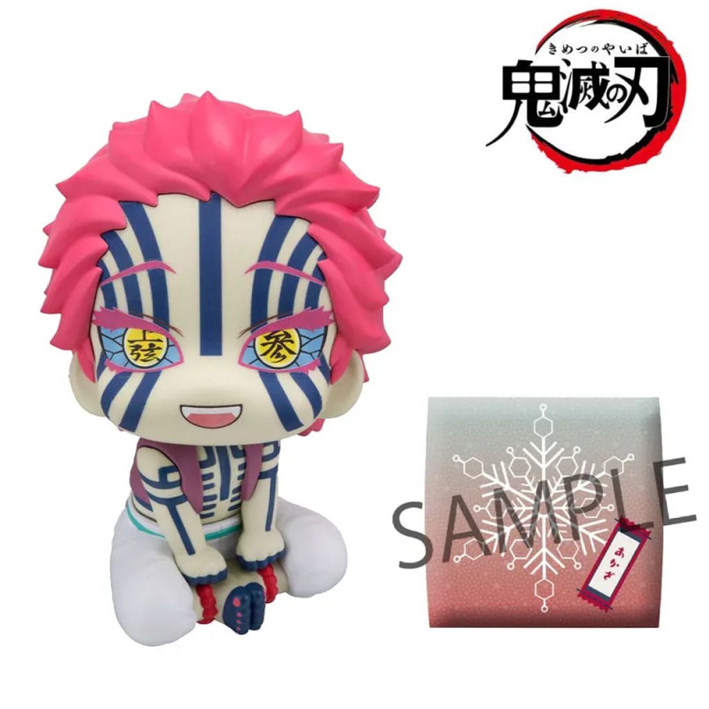 MEGAHOUSE LOOK UP SERIES Akaza with gift cushion (Demon Slayer)