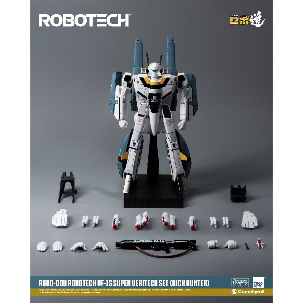 THREEZERO ROBO-DOU ROBOTECH VF‐1S Super Veritech Set (RICK HUNTER)