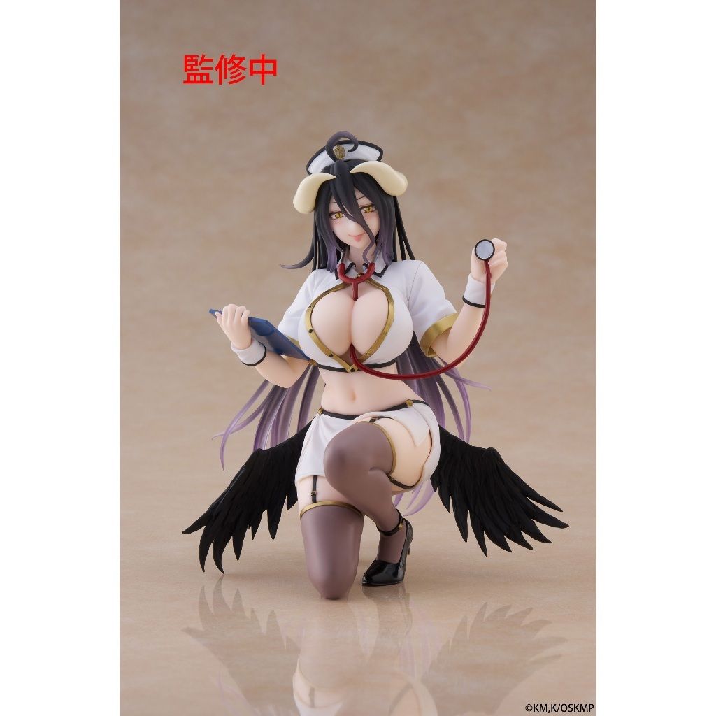 TAITO Desktop Cute Albedo (Nurse Ver.) (OVERLORD)