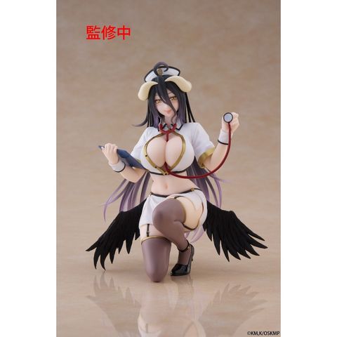 TAITO Desktop Cute Albedo (Nurse Ver.) (OVERLORD)