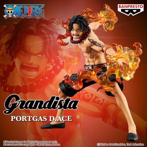 BANPRESTO GRANDISTA PORTGAS D.ACE SPECIAL EDITION (OVERSEA LIMITED) (ONE PIECE)