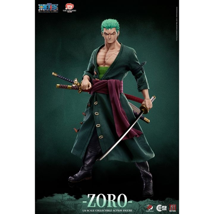 TOEI ANIMATION Pixel Poses Roronoa Zoro Platinum Silicone [Deluxe Version]