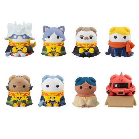 MEGAHOUSE MEGA CAT PROJECT Mobile Suit Gundam Nyandam We are the PRINCIPALITY OF ZEON! (Box of 8)
