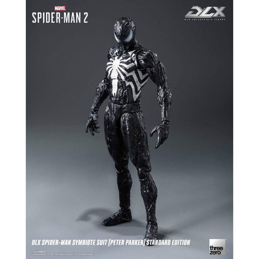 THREEZERO DLX Spider-Man Symbiote Suit (Peter Parker) Standard Edition (Marvel's Spider-Man 2)