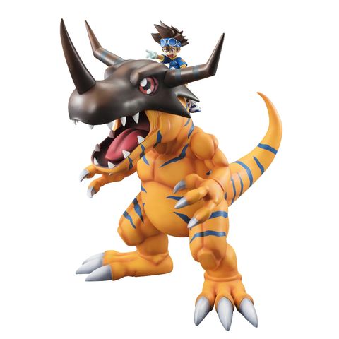 MEGAHOUSE PRECIOUS G.E.M. SERIES Greymon & Taichi Yagami (Digimon Adventure)