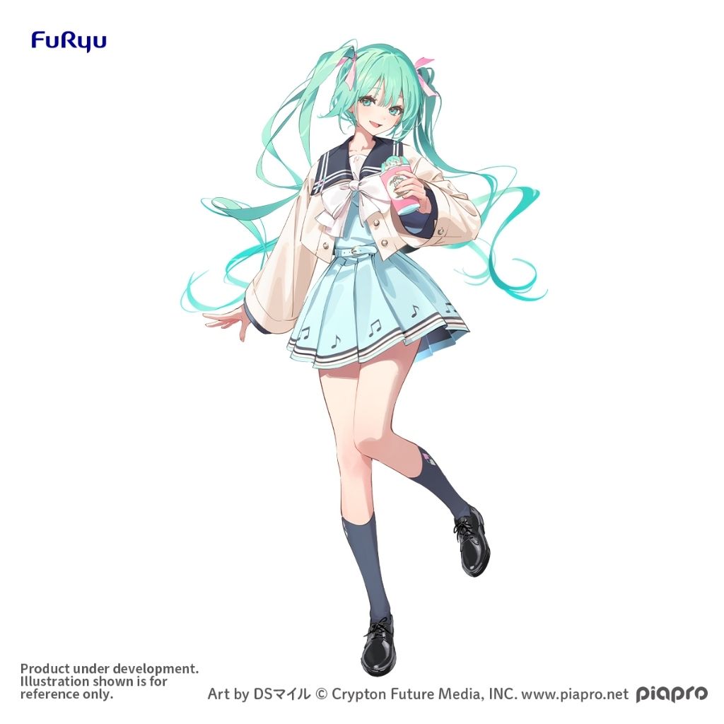 FURYU Hatsune Miku Sweet School Life Pure ver. (Character Vocal Series 01: Hatsune Miku)