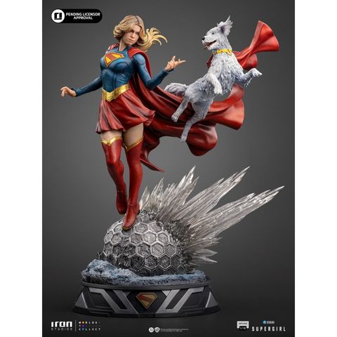 IRON STUDIOS Supergirl & Krypto - Supergirl Movie - Art Scale 1:10