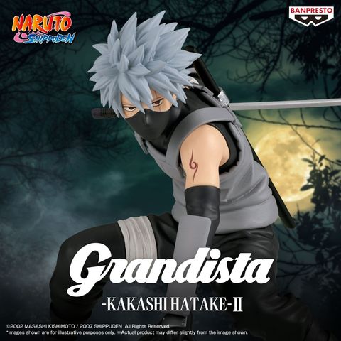 BANPRESTO GRANDISTA KAKASHI HATAKE II (NARUTO SHIPPUDEN)