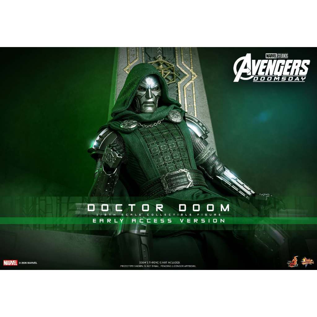 HOT TOYS MMS906 Doctor Doom (Early Access Version) (Avengers: Doomsday)