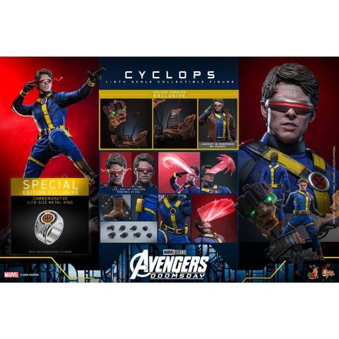 HOT TOYS MMS909B Cyclops (Deluxe Version) (Special Edition) (Avengers: Doomsday)