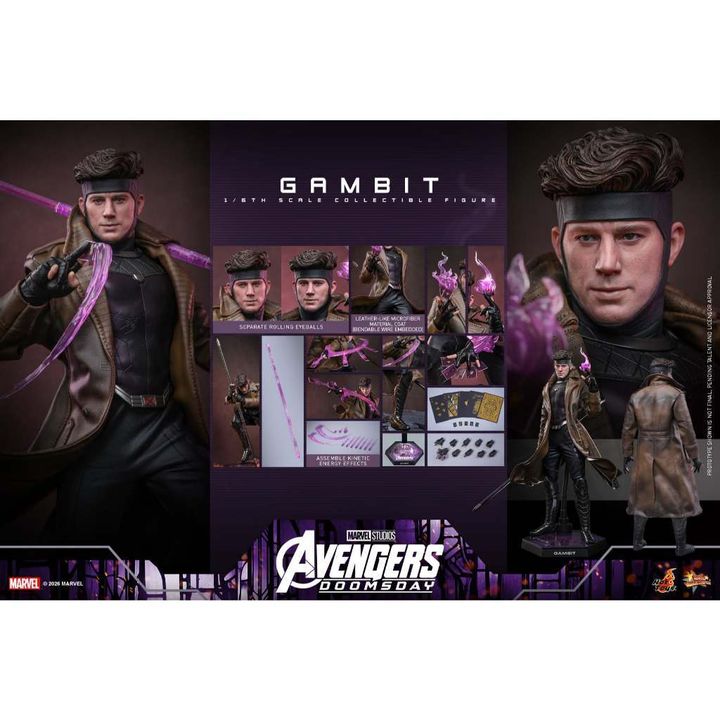 HOT TOYS MMS910B Gambit (Special Edition) (Avengers: Doomsday)