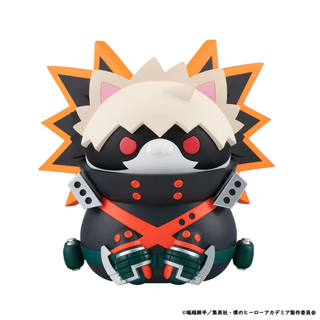 MEGAHOUSE MEGA CAT PROJECT Nyanto! The Big Heroaca Cats Series Katsuki Bakugo (My Hero Academia)