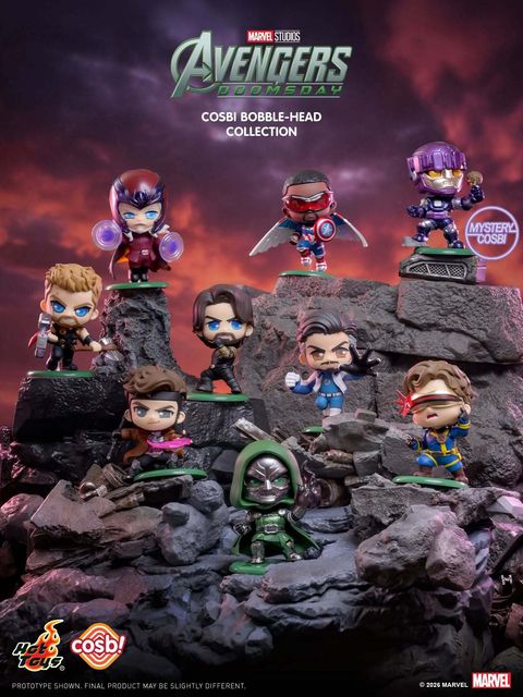 HOT TOYS CBX354 Avengers Doomsday Cosbi Bobble-Head Collection (Box of 8)