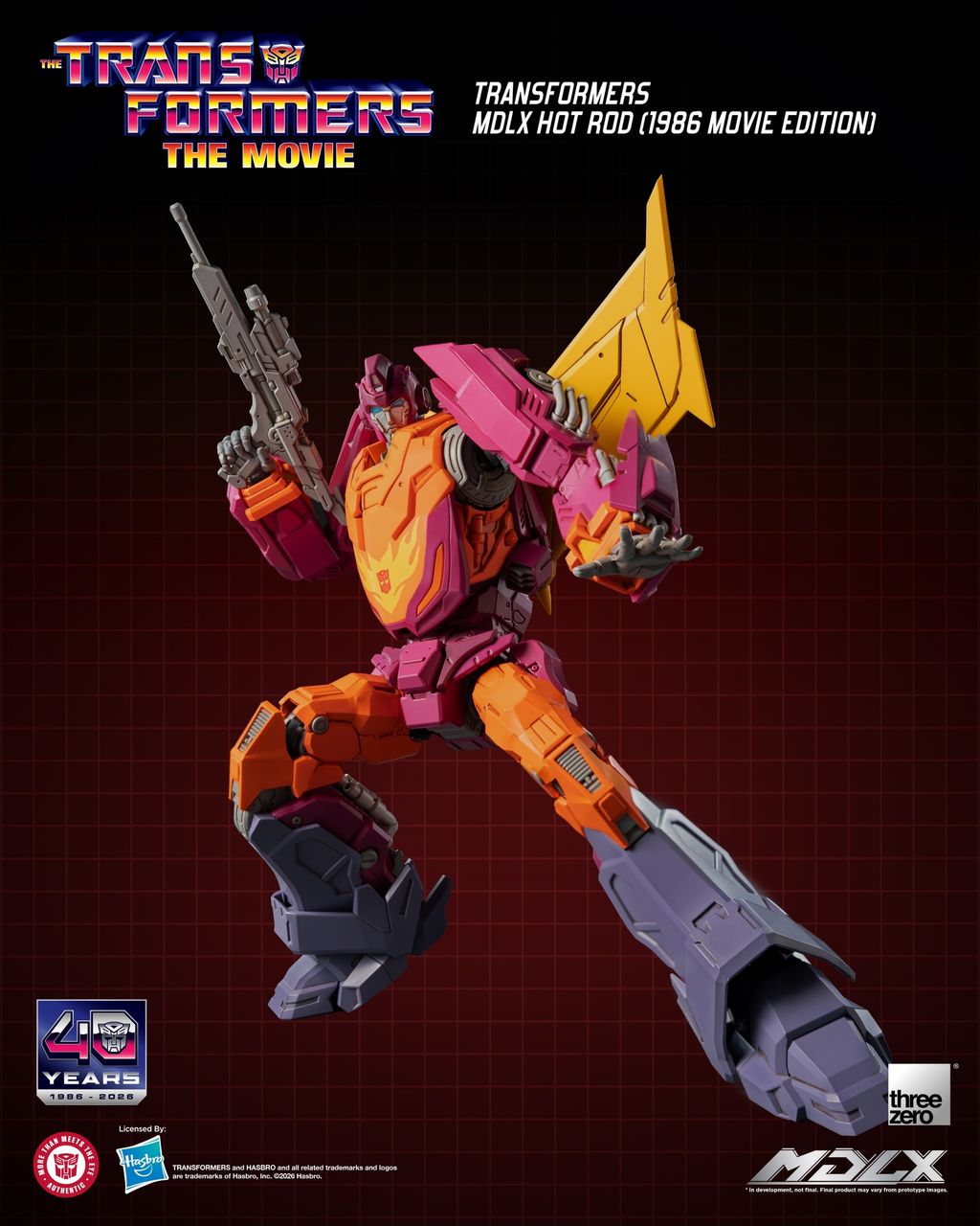 THREEZERO MDLX Hot Rod (1986 Movie Edition) (Transformers)